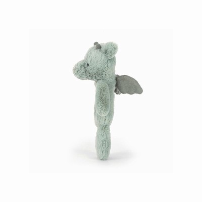 Jellycat Bashful Dragon Ring Rattle USA | 87534WNZC